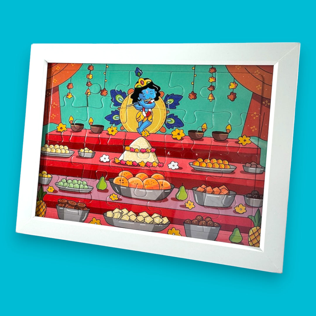 Diwali Annakut/Govardhan Puja Jigsaw Puzzle