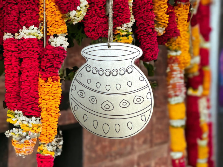 Dahi Matki Bal Krishna Wood Coloring Kit