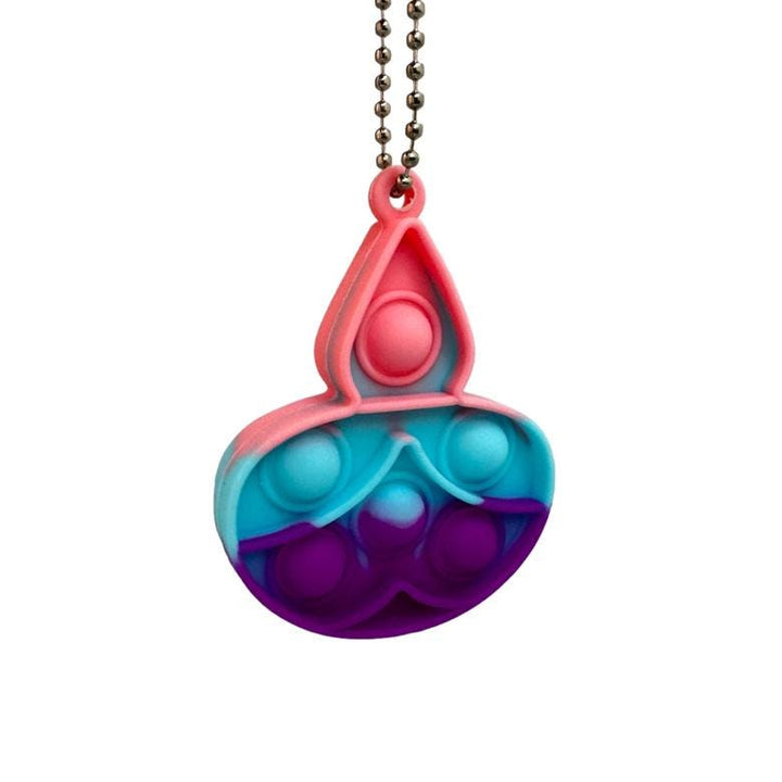 Mini Diwali Diya Pop It Key Chain