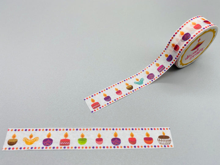 Diya Washi tapes - Indian/Diwali Diya