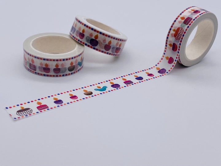Diya Washi tapes - Indian/Diwali Diya