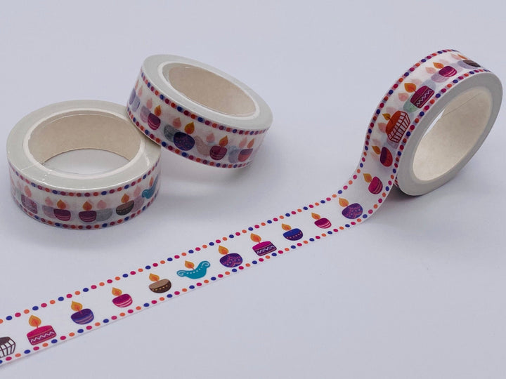 Diya Washi tapes - Indian/Diwali Diya