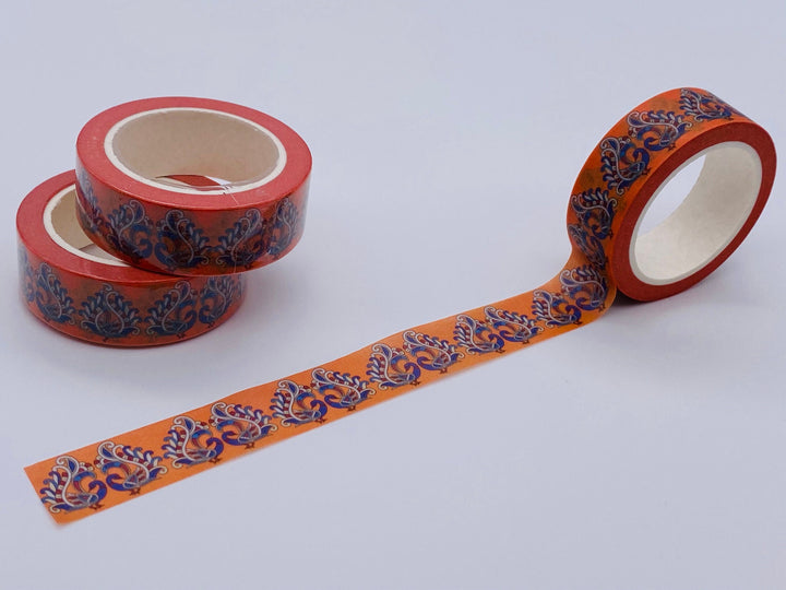 Peacock Washi tape - Indian