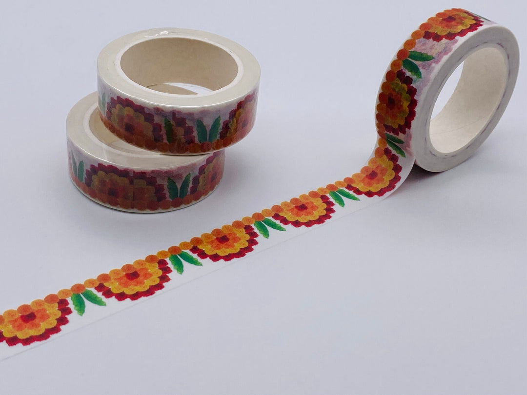 Toran Washi Tape  -  flower decoration banner