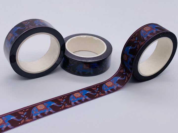 Elephant Washi Tape  -  Ornate/Decorative Indian Elephant