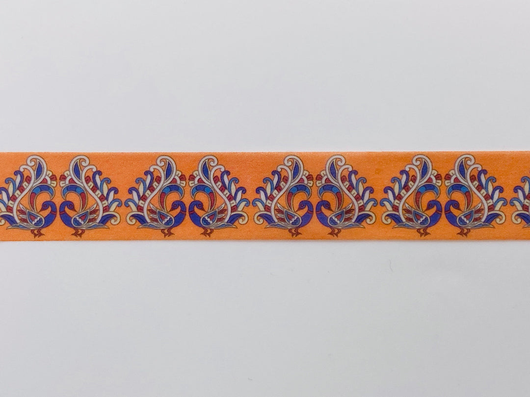 Peacock Washi tape - Indian
