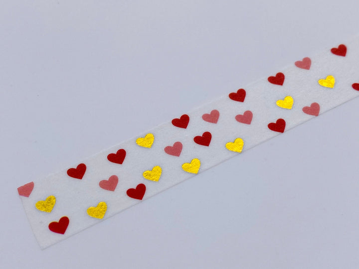 Glitter Heart Washi Tape - Mini Hearts/Valentine Washi Tape