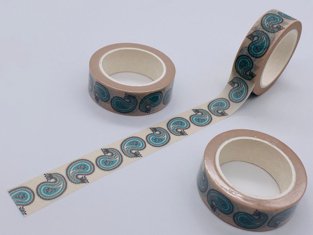 Washi Tape, Paisley Washi Tape, Henna Design