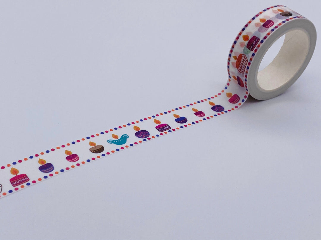 Diya Washi tapes - Indian/Diwali Diya