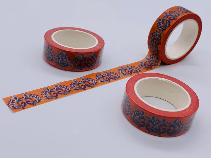 Peacock Washi tape - Indian