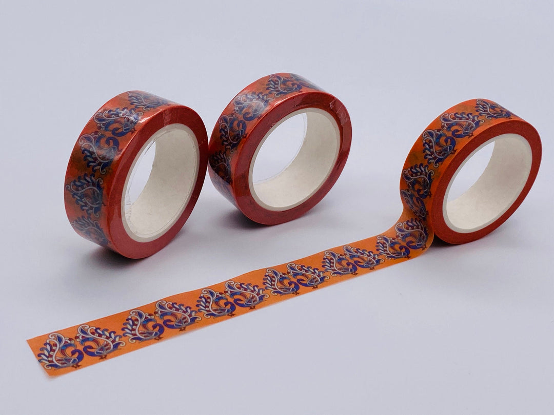 Peacock Washi tape - Indian