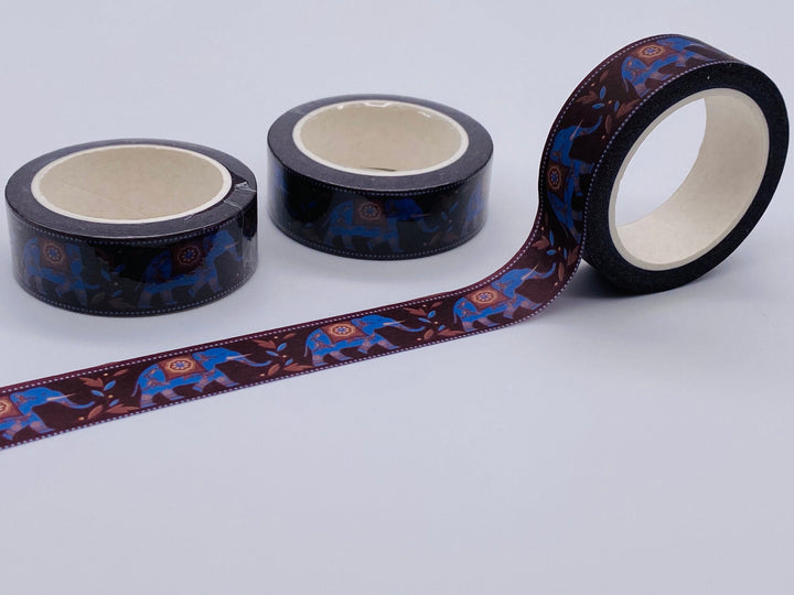 Elephant Washi Tape  -  Ornate/Decorative Indian Elephant