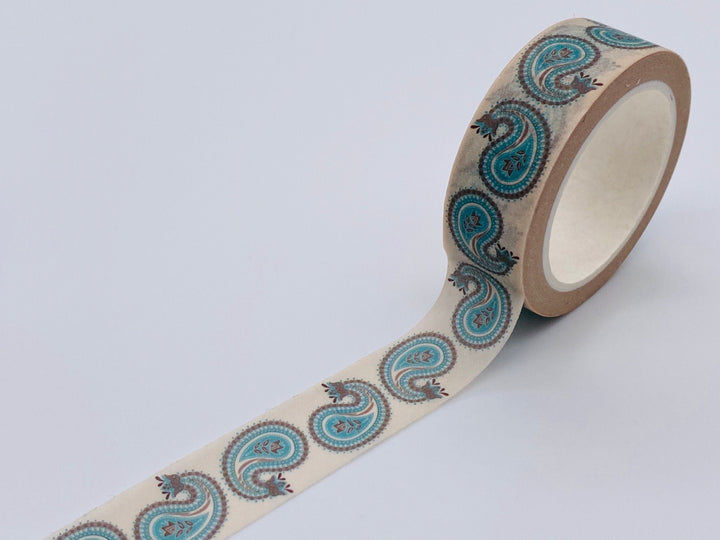 Washi Tape, Paisley Washi Tape, Henna Design