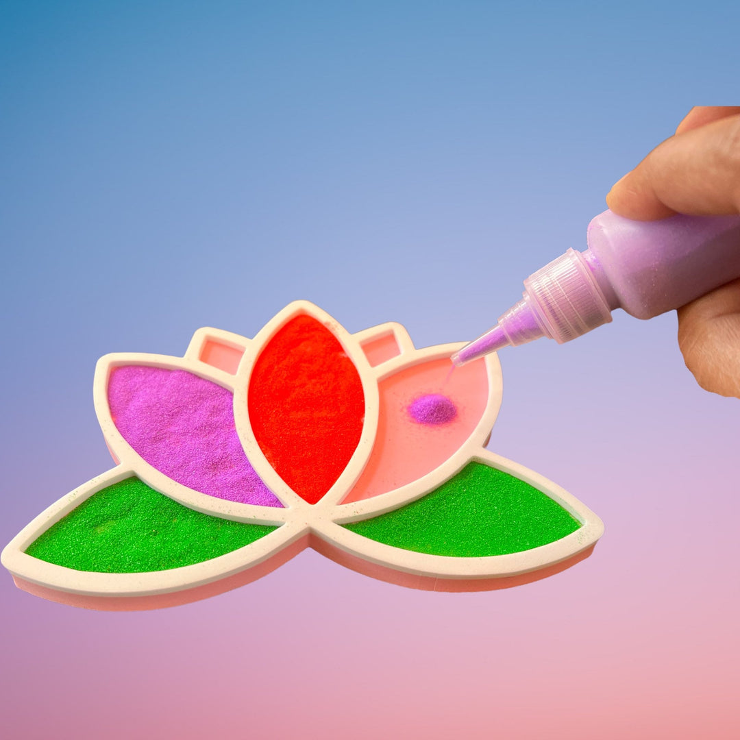 Lotus Rangoli Mat (Set of 6)