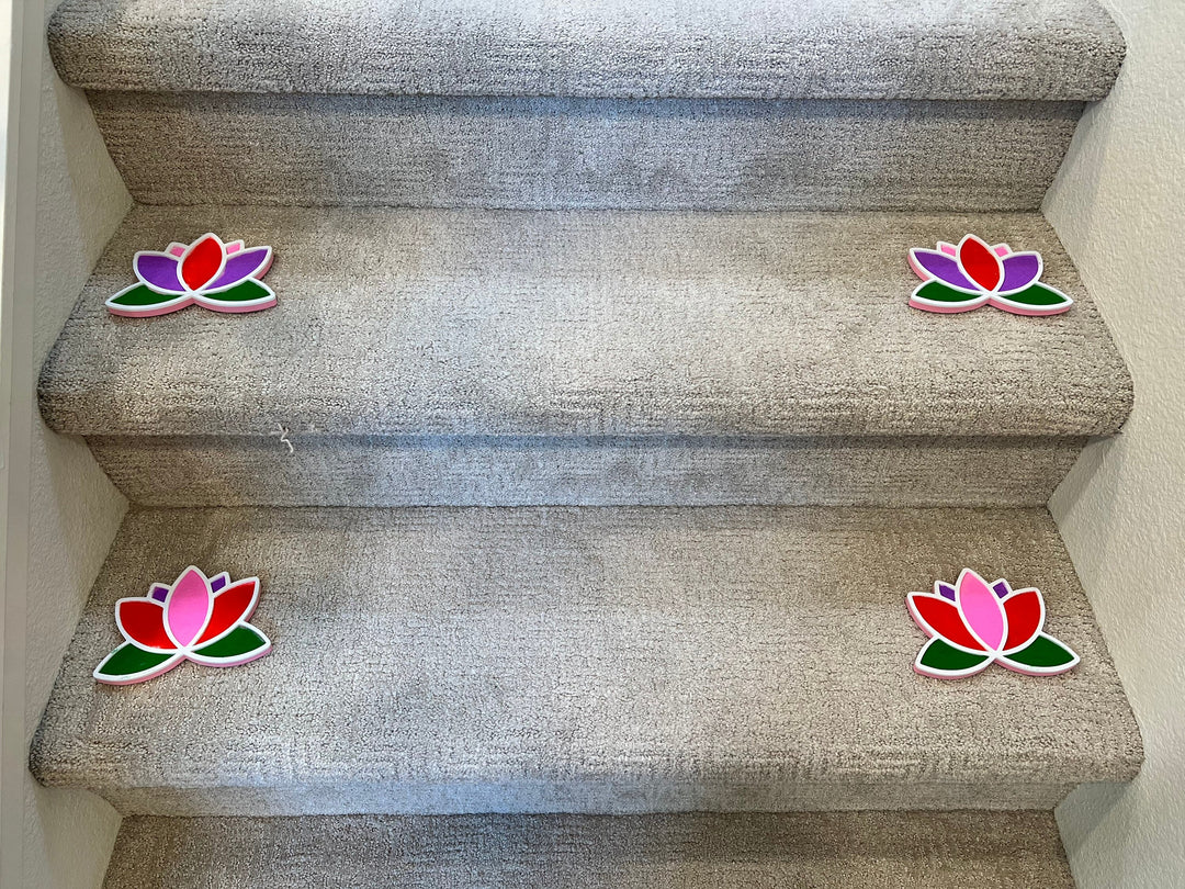 Lotus Rangoli Mat (Set of 6)