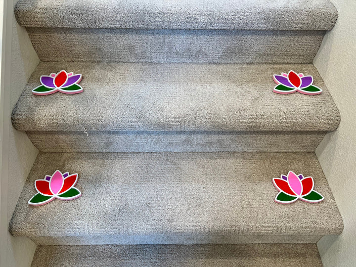 Lotus Rangoli Mat (Set of 6)