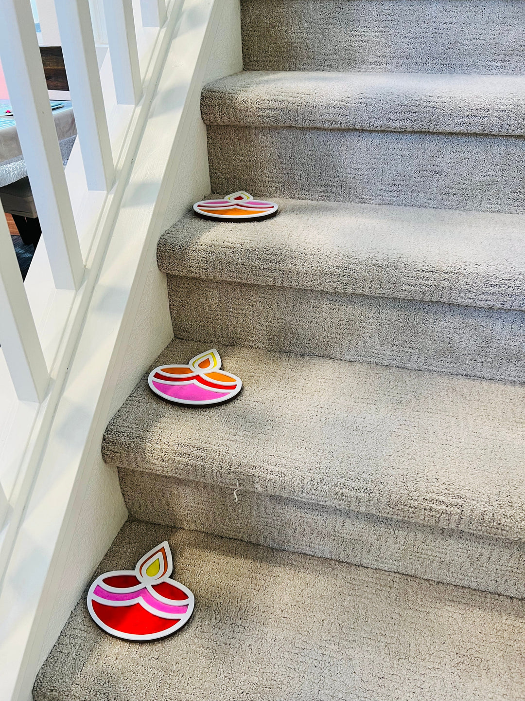 Diwali Diya Rangoli Mat (Set of 6)