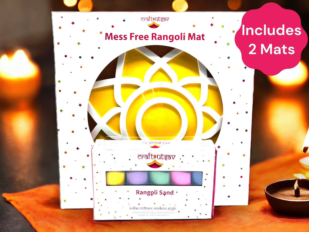 Diwali Rangoli Mat (Set of 2)